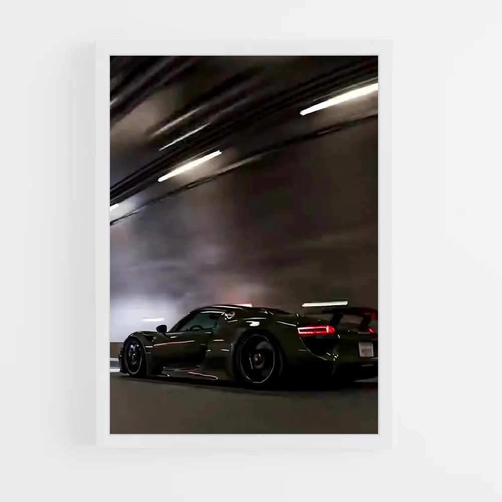 Poster spyder captivant – affiche Porsche (vue 3)